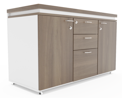 Desk height Side return